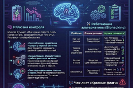 Стресс не лечится веществами (карточка-памятка)